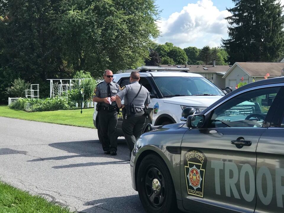 State police worked crowd and traffic control at the scene